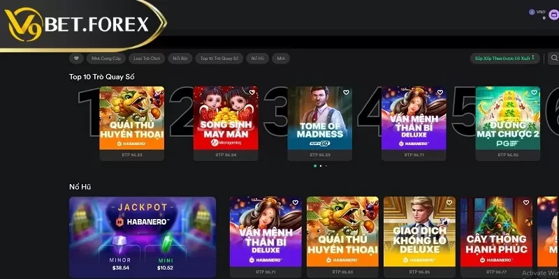 Đánh giá chất lượng của nhà cái V9BET