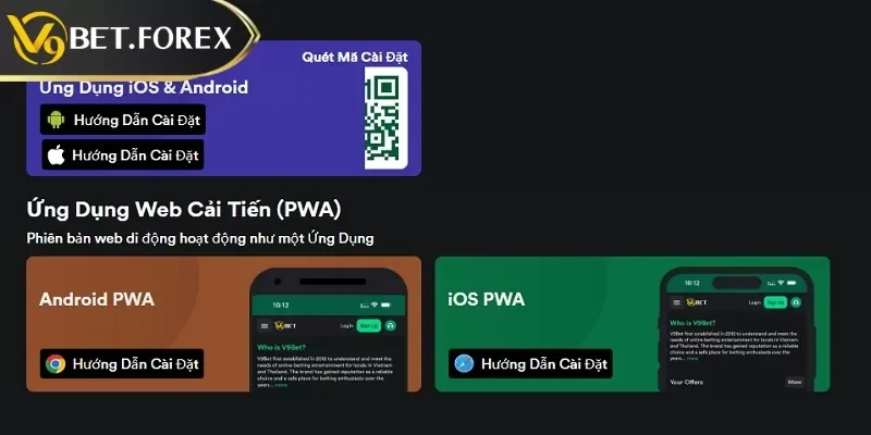 Hướng dẫn cài đặt app V9BET IOS